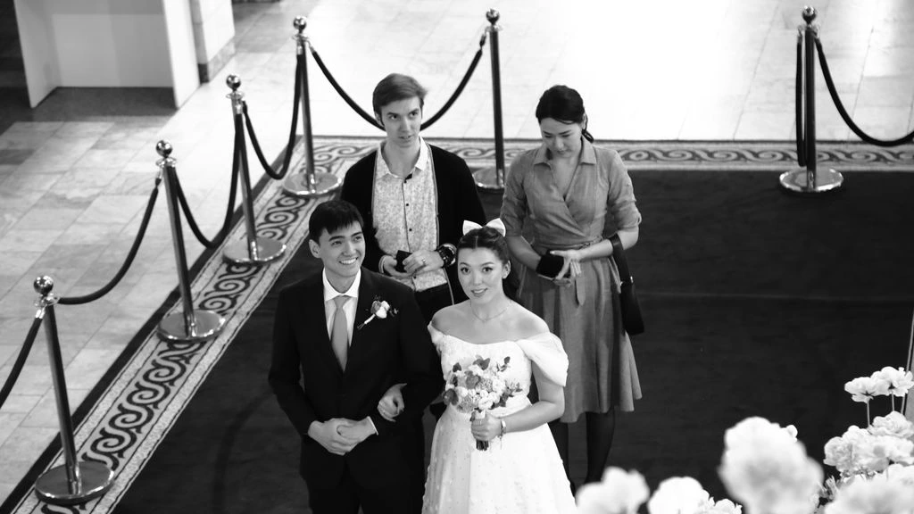 A civil ceremony set in the Kensington Salon.